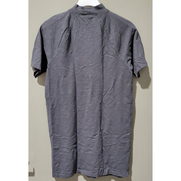 Universal Thread Women's XS Heather Charcoal Gray Mock Neck T-Shirt Mini Dress - Picture 3 of 7